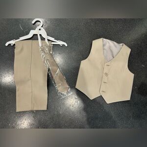 Kids Sand/Tan Suit Set
